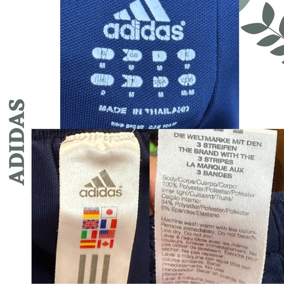 🛍️3/$40 Adidas Men’s ClimaCool Athletic Shorts – Navy Blue, Size Medium - Picture 5 of 5